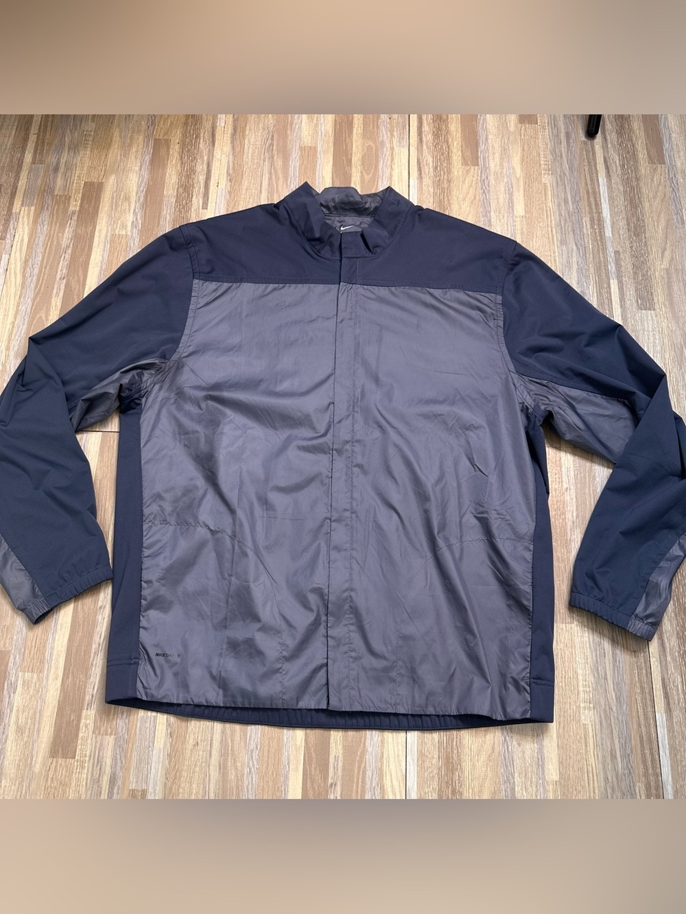 Nike Shield Golf Jacket Men’s Two-Tone Windbreaker Jacket Size XL